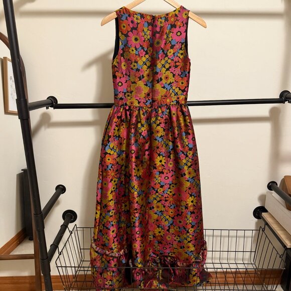 Anthropologie Hutch Floral Jacquard Dress 6 - Picture 10 of 14